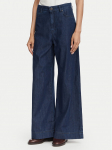 Weekend Max Mara Teksad Vega 2625186021 Tumesinine Wide Leg