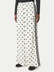 adidas Dressip&uuml;ksid Satin Polka Dots Wide Leg Pant KV1168 Kreemjas Relaxed Fit