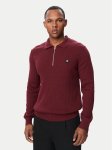 HUGO Kampsun 50570380 Bordoopunane Regular Fit