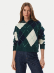 Tommy Jeans Kampsun Fluffy DW0DW23351 Tumeroheline Regular Fit