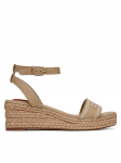 Tommy Hilfiger Espadrillid Tommy Hilfiger Espad Mid Wedge FW0FW08805 Beež
