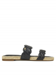 Tommy Hilfiger Espadrillid Leather Rope Espadrille Mule FW0FW08503 Must