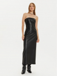 ONLY Tehisnahast kleit Esther 15334722 Must Slim Fit