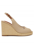 Tommy Hilfiger Espadrillid Flag High Wedge Espad Slingback FW0FW08597 Beež 42