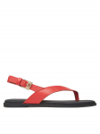 Tommy Hilfiger Sandaalid Color Block Thong Flat Sandal FW0FW08883 Oranž