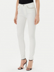 Guess Teksad W5GA46 D5N71 Valge Skinny Fit
