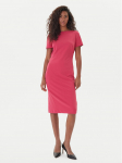 Calvin Klein Kokteilikleit LV044D063G Roosa Slim Fit
