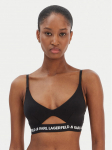 KARL LAGERFELD Bralette rinnahoidja A1W47006 Must