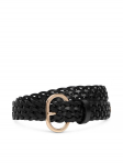 Tommy Hilfiger Naiste p&uuml;ksirihm Th Chic 2.5 Woven Leather AW0AW18111 Must