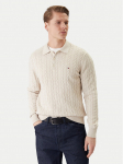 Tommy Hilfiger Kampsun Classic MW0MW41955 Beež Regular Fit