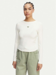Roxy Pikkade varrukatega T-s&auml;rk ERJKT04364 Valge Slim Fit XL