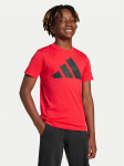 adidas T-s&auml;rk Essentials JC9664 Punane Regular Fit 7_8