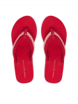 Tommy Hilfiger Varbavahesandaalid Th Wedge Crochet Summer Sandal FW0FW09420 Punane