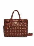 Tommy Hilfiger K&auml;ekott American Icon Mini Tote Braided AW0AW18734 Pruun