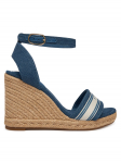 Tommy Hilfiger Espadrillid High Wedge Espad Webbing FW0FW09342 Sinine