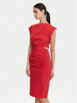 PINKO Kokteilikleit 104955 A0IM Punane Regular Fit