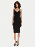 Elisabetta Franchi Kokteilikleit AM-24D-62E2-V790 Must Slim Fit
