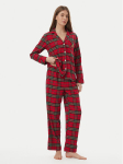 LAUREN RALPH LAUREN Pidžaama ILN92551F Punane Relaxed Fit