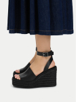 Calvin Klein Espadrillid Wedge Espad 70 Aop Lth HW0HW03138 Must