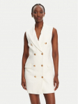 Elisabetta Franchi Pluusikleit AB85352E2 360 Valge Regular Fit
