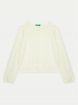 United Colors Of Benetton Kardigan 1076G500J Valge Regular Fit