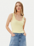 JDY Top Nanna 15290585 Kollane Slim Fit