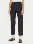 Max Mara Leisure Riidest p&uuml;ksid Quiete 2426786048600 Tumesinine Regular Fit