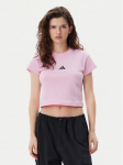 adidas T-s&auml;rk Future Icons Small Logo Baby JE4003 Roosa Slim Fit