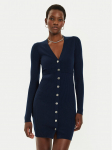 Pinko Kootud kleit Riserva 104017 A15S Tumesinine Regular Fit