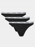 Calvin Klein Underwear Stringide komplekt 000QD5209E Must L