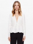 Bruuns Bazaar S&auml;rkpluus Cuckoo Ingrid BBW3329 Valge Regular Fit