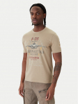 Aeronautica Militare T-s&auml;rk 261TS2536UJ00641 Beež Regular Fit