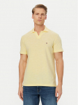 Tommy Hilfiger Polo s&auml;rk Textured Oxford Pique MW0MW38482 Helekollane Regular Fit