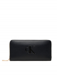 Calvin Klein Rahakott Bold Ck Long Zip Around LV04F1077G Must