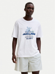 Jack & Jones T-s&auml;rk Gradient Print 12288094 Valge Regular Fit