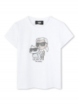 Karl Lagerfeld Kids T-s&auml;rk Z30489 D Valge Regular Fit
