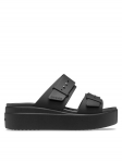 Crocs Pl&auml;tud Brooklyn Sandal Lowwdg 207431 Must