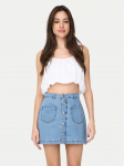 ONLY Top Lou 15342566 Valge Cropped Fit
