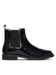 Tommy Hilfiger Poolsaapad Lth Abrasivato Brogue Chelsea FM0FM06079 Must