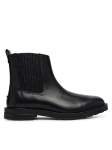Tommy Hilfiger Saapad Cleated Hilfiger Brush Wl Chel FM0FM06080 Must