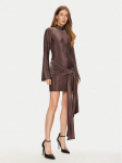 Bardot Kokteilikleit 59556DB Pruun Slim Fit