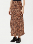 Pieces Midiseelik Franan 17116541 Pruun Regular Fit