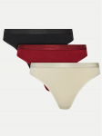 Calvin Klein Underwear P&uuml;kste komplekt Bikini 3pk 000QD5243E V&auml;rviline