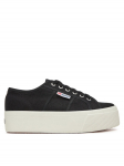 Superga Tenniskingad 2790 Platform S9111LW Must 41