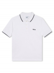 Boss Polo s&auml;rk J25P26 S Valge Regular Fit