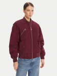 Patrizia Pepe Bomber-jakk 8O0185 A619 Bordoopunane Regular Fit 42