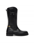 Elisabetta Franchi Ratsasaapad F4-A6E-0449 Must