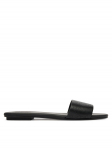 Calvin Klein Pl&auml;tud Org Flat Sndl One Bar Lth Aop HW0HW02857 Must 40
