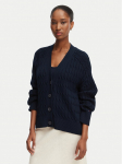 Tommy Hilfiger Kardigan WW0WW50078 Tumesinine Relaxed Fit
