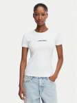 Calvin Klein Jeans T-s&auml;rk LV047G816G Valge Slim Fit